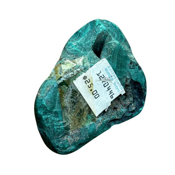 Smithsonian Museum polished green malachite collectible stone display home decor - Picture 6 of 7